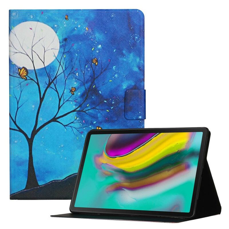 Flip Cover Samsung Galaxy Tab A7 Lite Træ Til Månen Og Solen