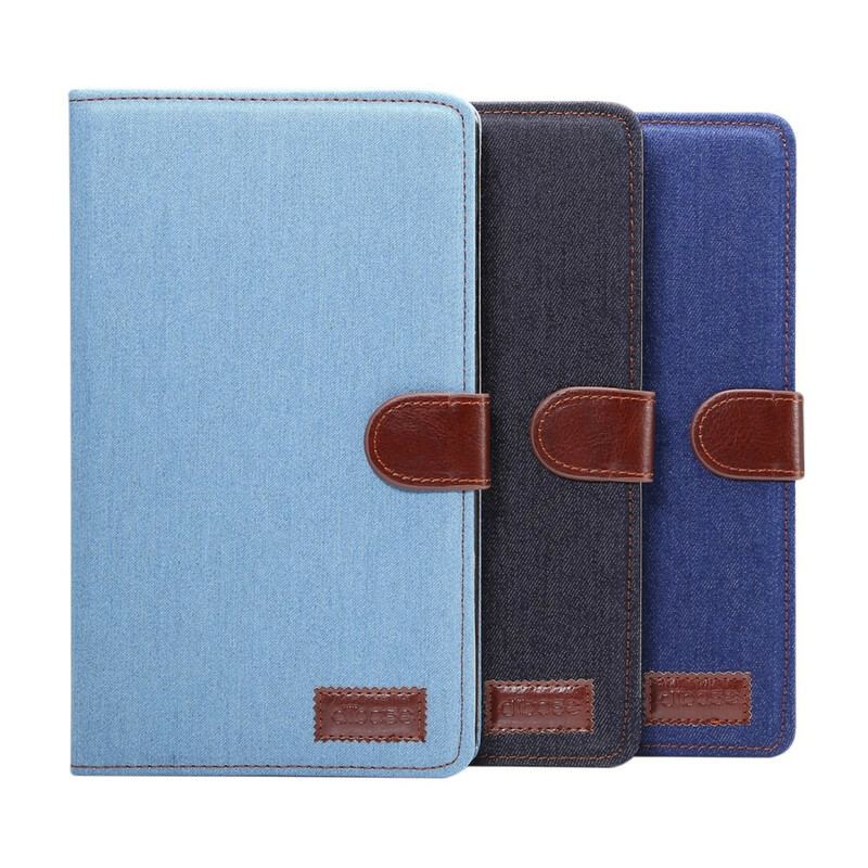 Læder Cover Samsung Galaxy Tab A7 Lite Jeans