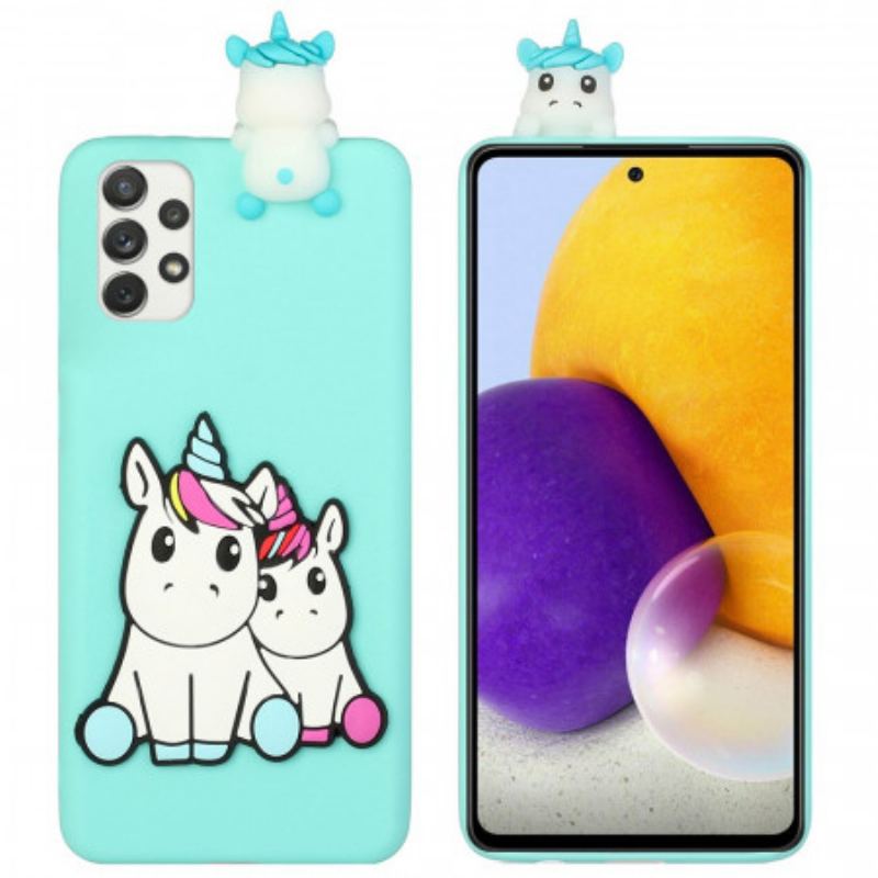 Cover Samsung Galaxy A53 5G 3d Enhjørninger