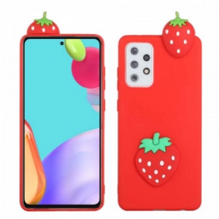 Cover Samsung Galaxy A53 5G 3d Jordbær