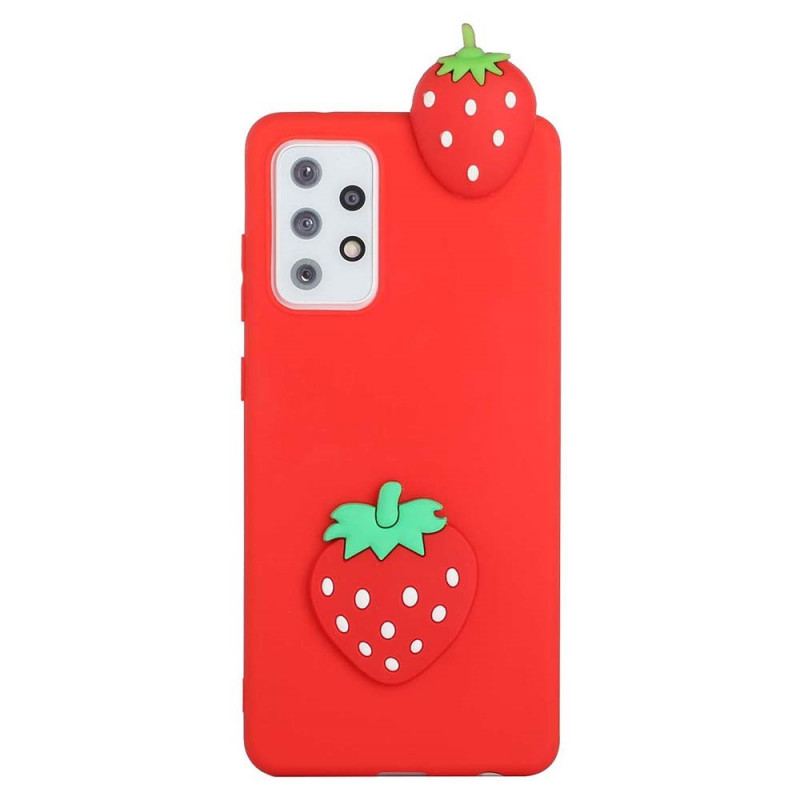 Cover Samsung Galaxy A53 5G 3d Jordbær