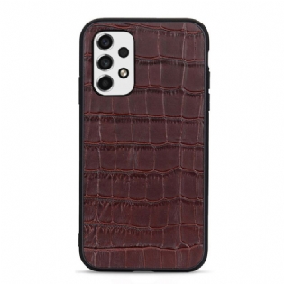 Cover Samsung Galaxy A53 5G Ægte Crocodile Texture Læder