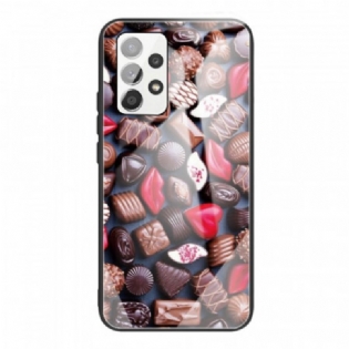 Cover Samsung Galaxy A53 5G Chokolade Af Hærdet Glas