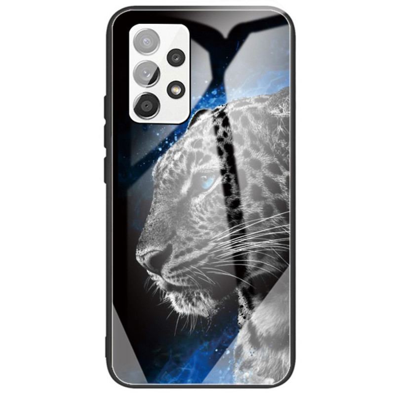 Cover Samsung Galaxy A53 5G Feline Face Hærdet Glas