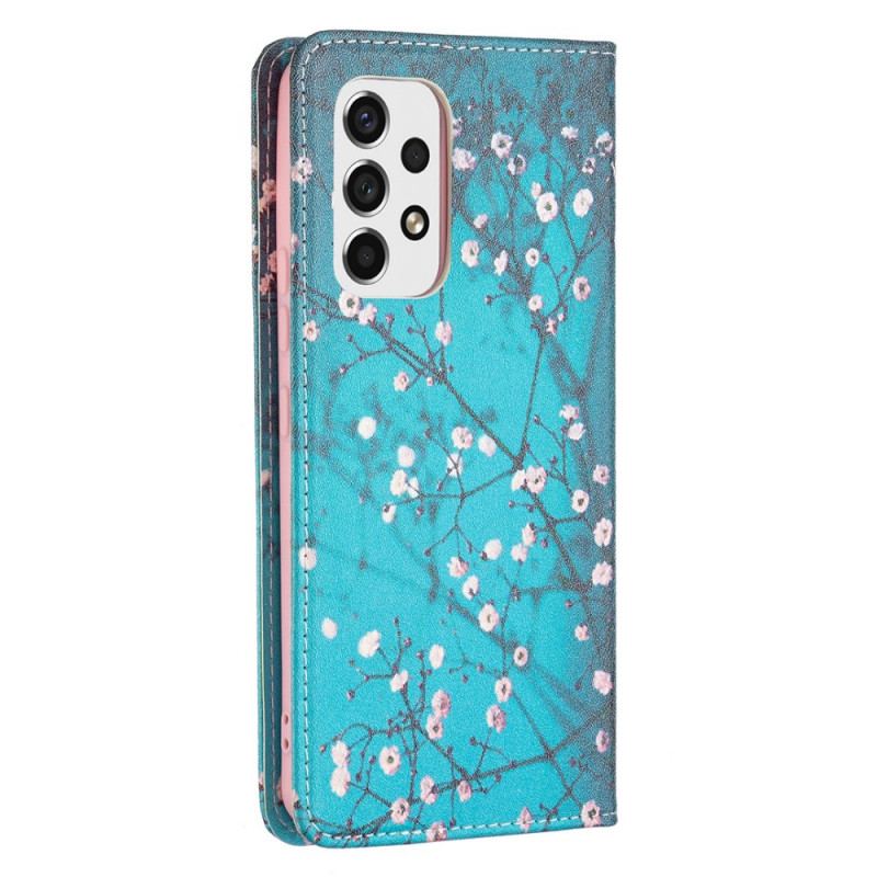 Cover Samsung Galaxy A53 5G Flip Cover Blomstrende Grene