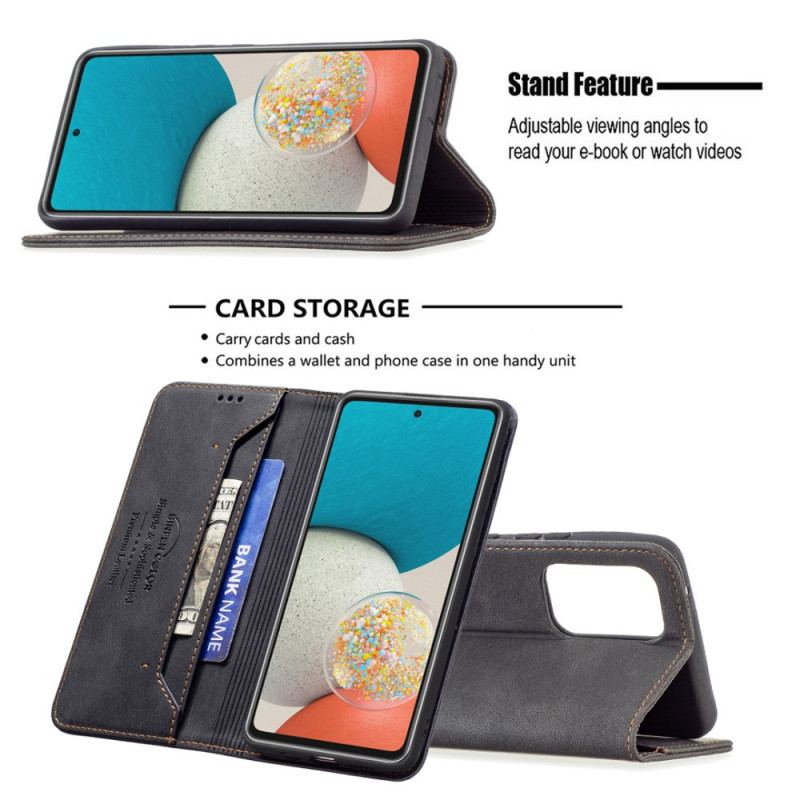 Cover Samsung Galaxy A53 5G Flip Cover Rfid Syning Binfen Farve