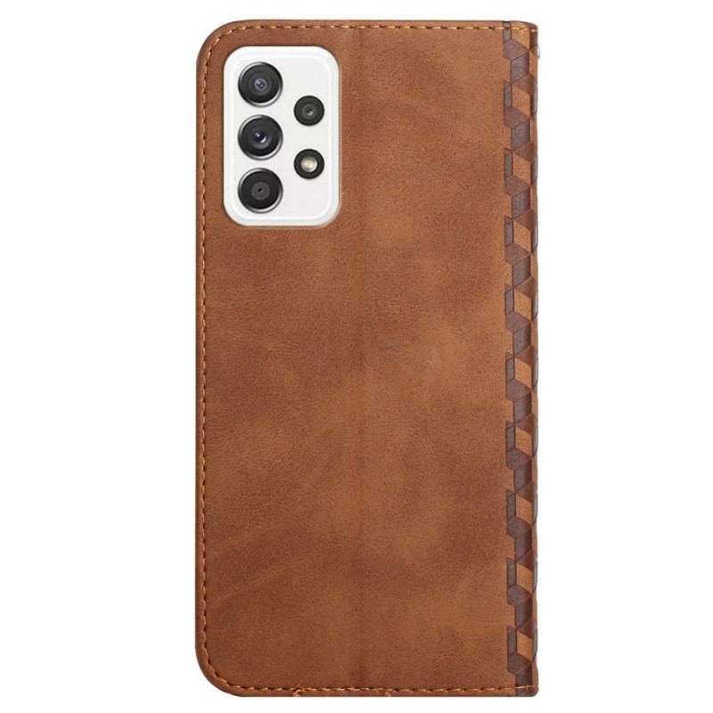 Cover Samsung Galaxy A53 5G Flip Cover Stil Læder 3d Mønster