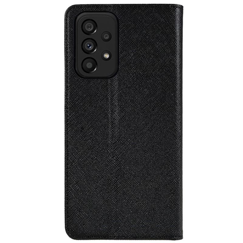 Cover Samsung Galaxy A53 5G Flip Cover Tekstureret Kunstlæder