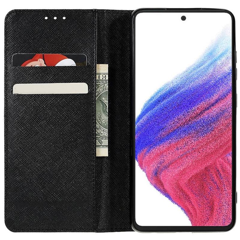 Cover Samsung Galaxy A53 5G Flip Cover Tekstureret Kunstlæder