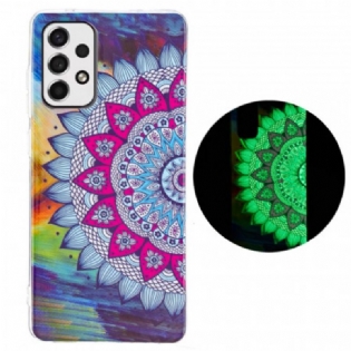 Cover Samsung Galaxy A53 5G Fluorescerende Farverig Mandala