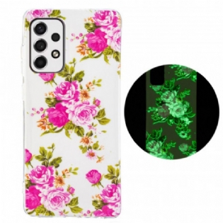 Cover Samsung Galaxy A53 5G Fluorescerende Liberty-blomster