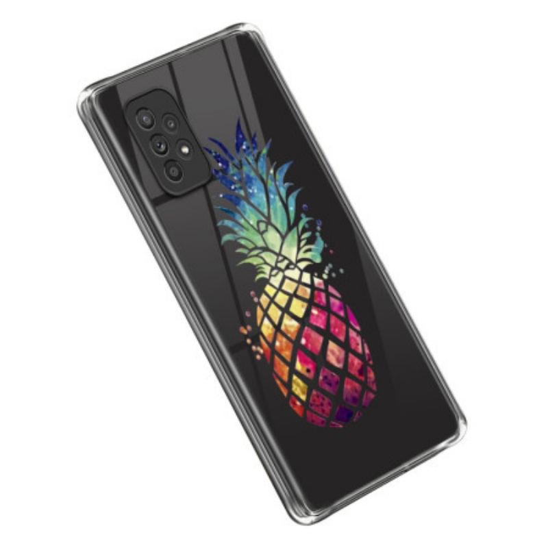 Cover Samsung Galaxy A53 5G Gennemsigtig Ananas