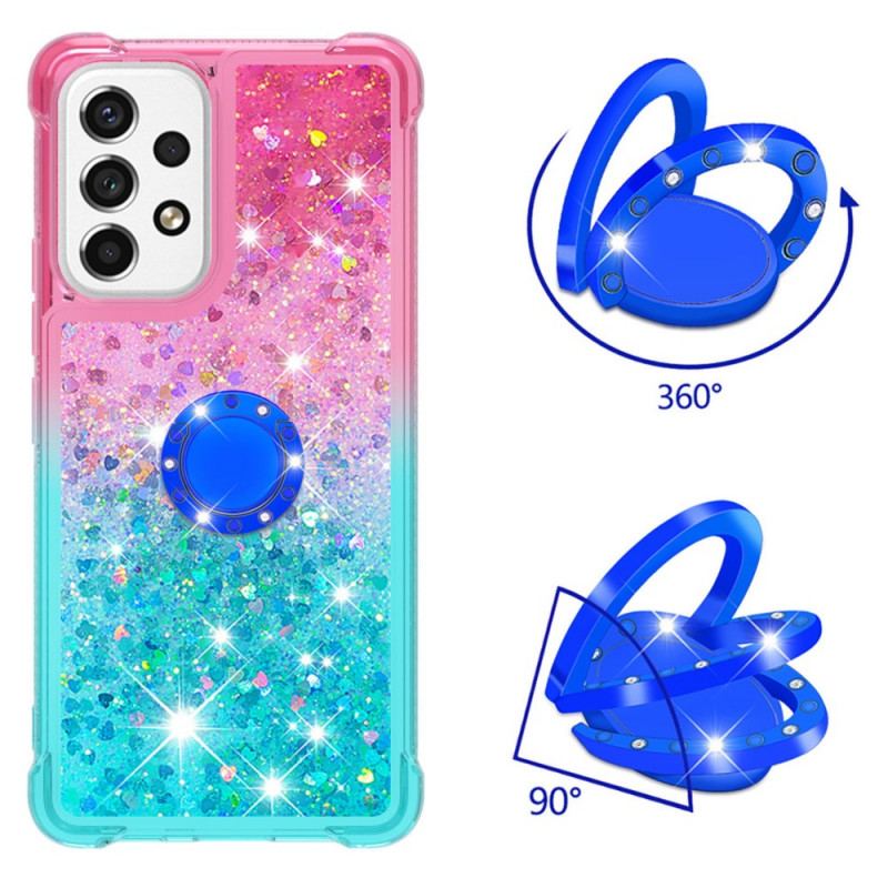 Cover Samsung Galaxy A53 5G Glitter Ring-bracket