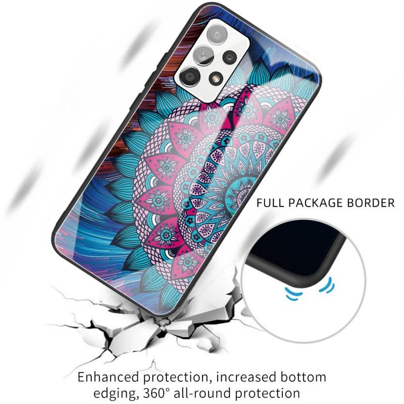 Cover Samsung Galaxy A53 5G Mandala Hærdet Glas