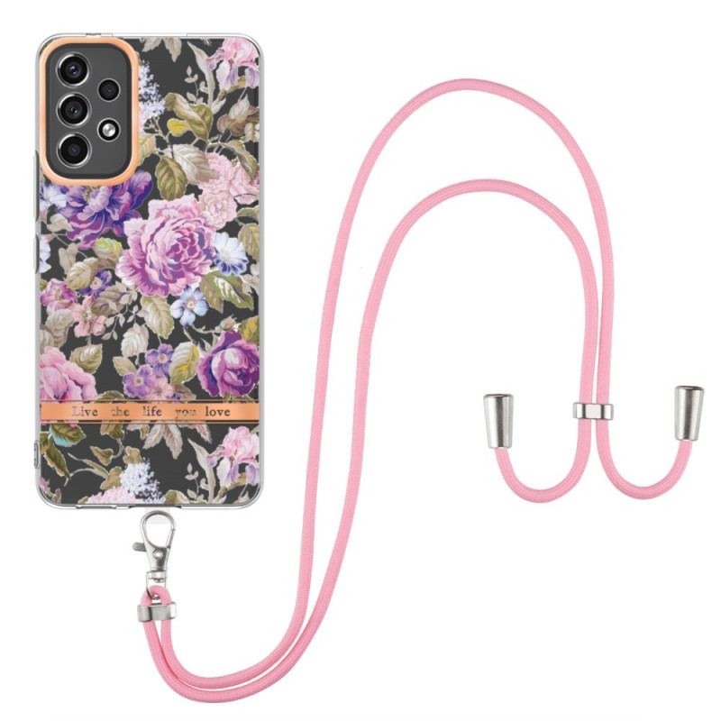 Cover Samsung Galaxy A53 5G Med Snor Blomstersnor