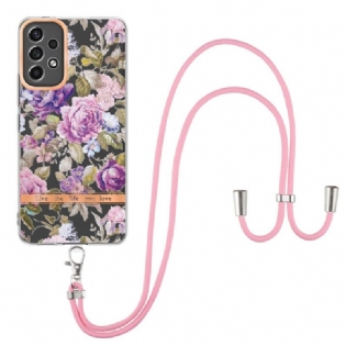 Cover Samsung Galaxy A53 5G Med Snor Blomstersnor