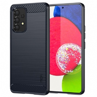 Cover Samsung Galaxy A53 5G Mofi Børstet Kulfiber