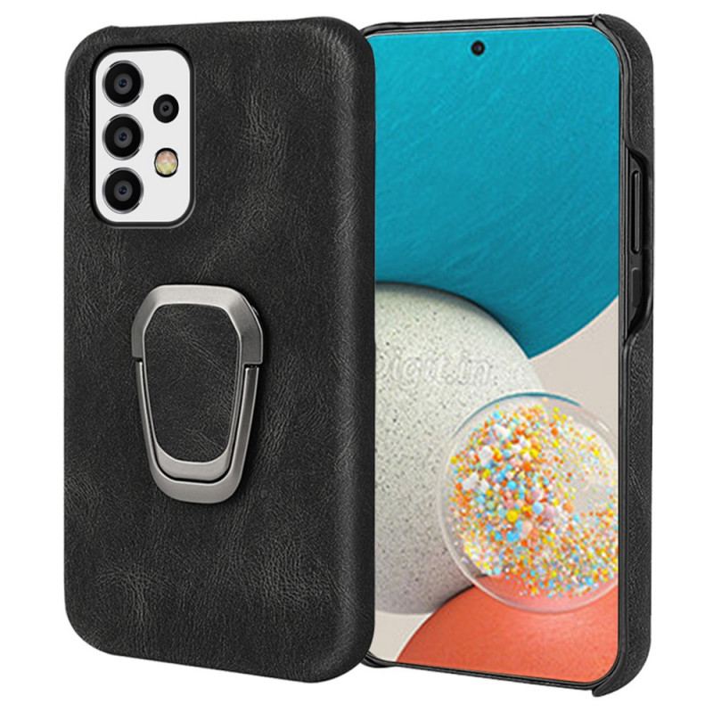 Cover Samsung Galaxy A53 5G Ring-holder I Lædereffekt