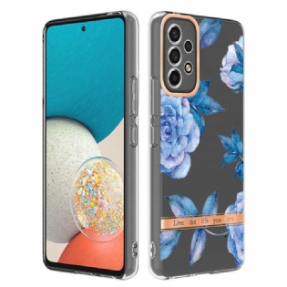 Cover Samsung Galaxy A53 5G Sømløs Blomster