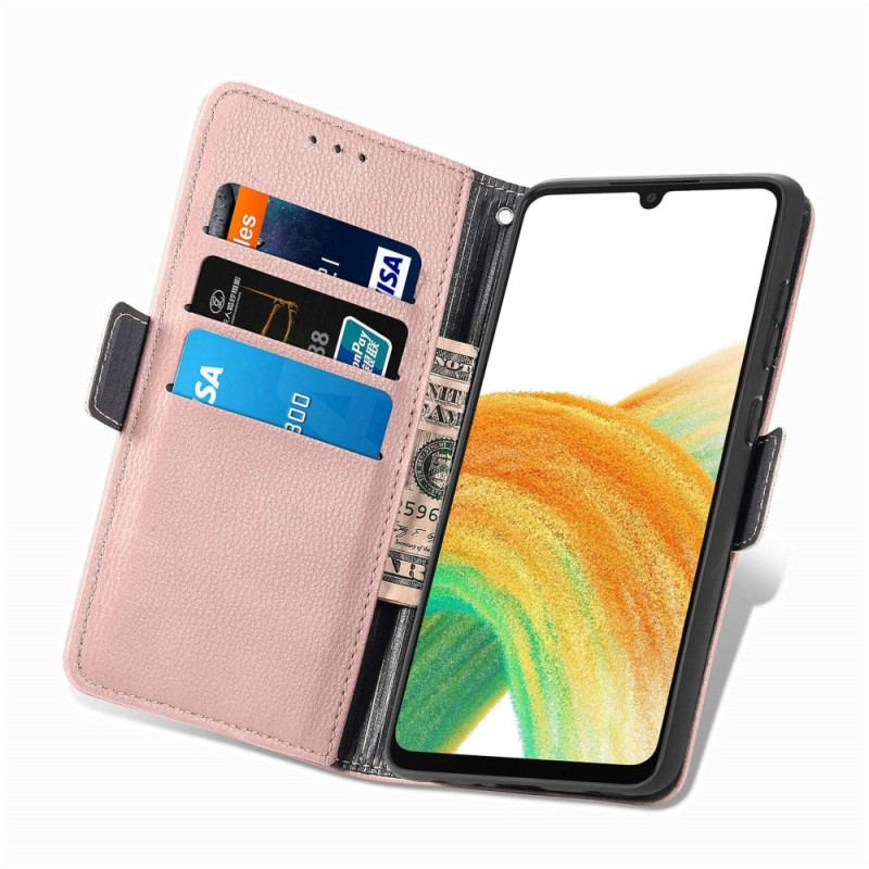 Flip Cover Samsung Galaxy A53 5G 3d Blomster