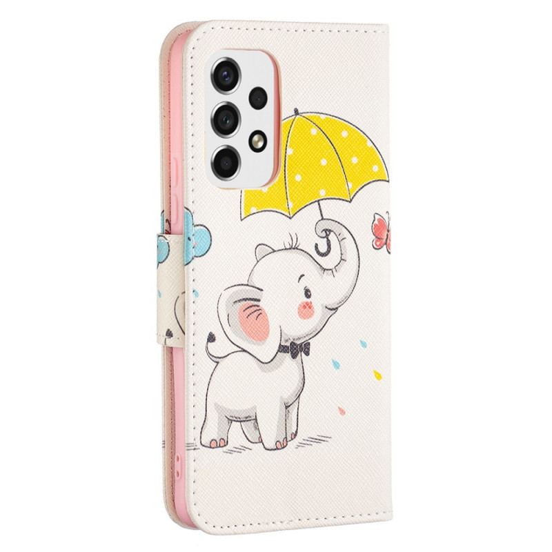 Flip Cover Samsung Galaxy A53 5G Baby Elefant