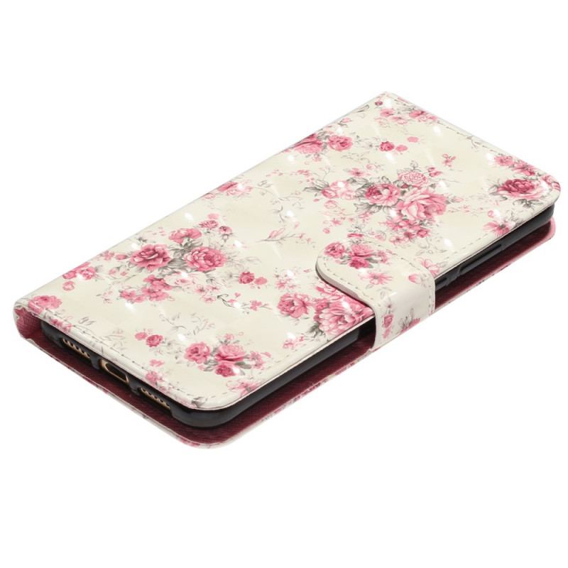 Flip Cover Samsung Galaxy A53 5G Med Snor Rem Liberty Flowers