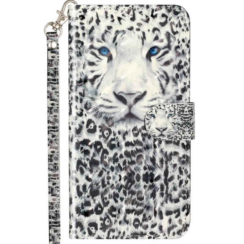 Flip Cover Samsung Galaxy A53 5G Med Snor Thong Tiger