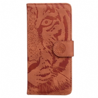 Flip Cover Samsung Galaxy A53 5G Tiger Fodaftryk