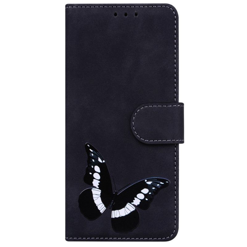 Læder Cover Samsung Galaxy A53 5G Skin-touch Butterfly