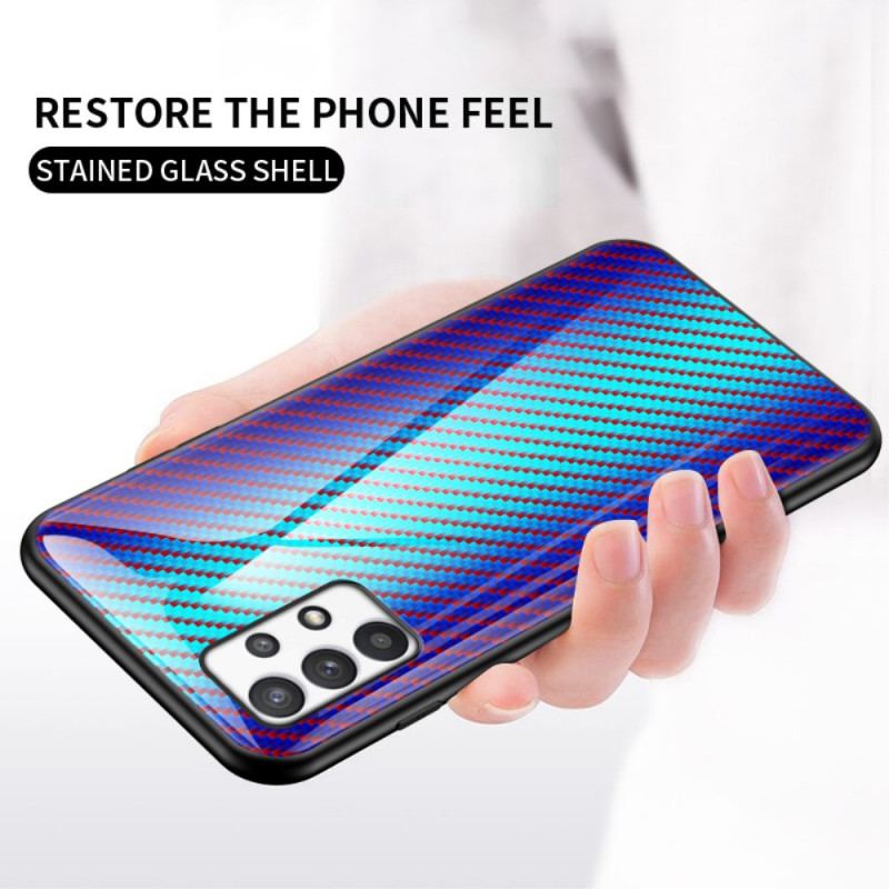 Mobilcover Samsung Galaxy A53 5G Kulfiber Hærdet Glas