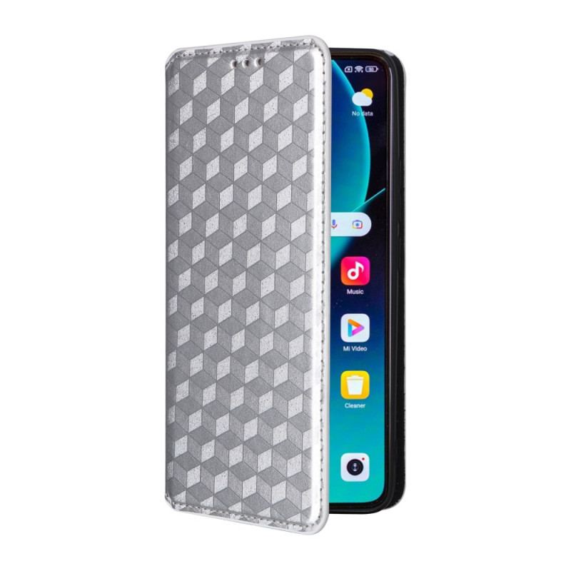 Flip Cover Til Xiaomi 14t Pro 3d Kuber