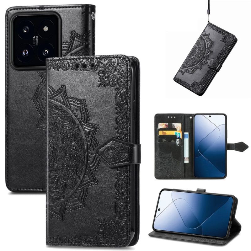 Flip Cover Xiaomi 14t Pro Barok Mandala