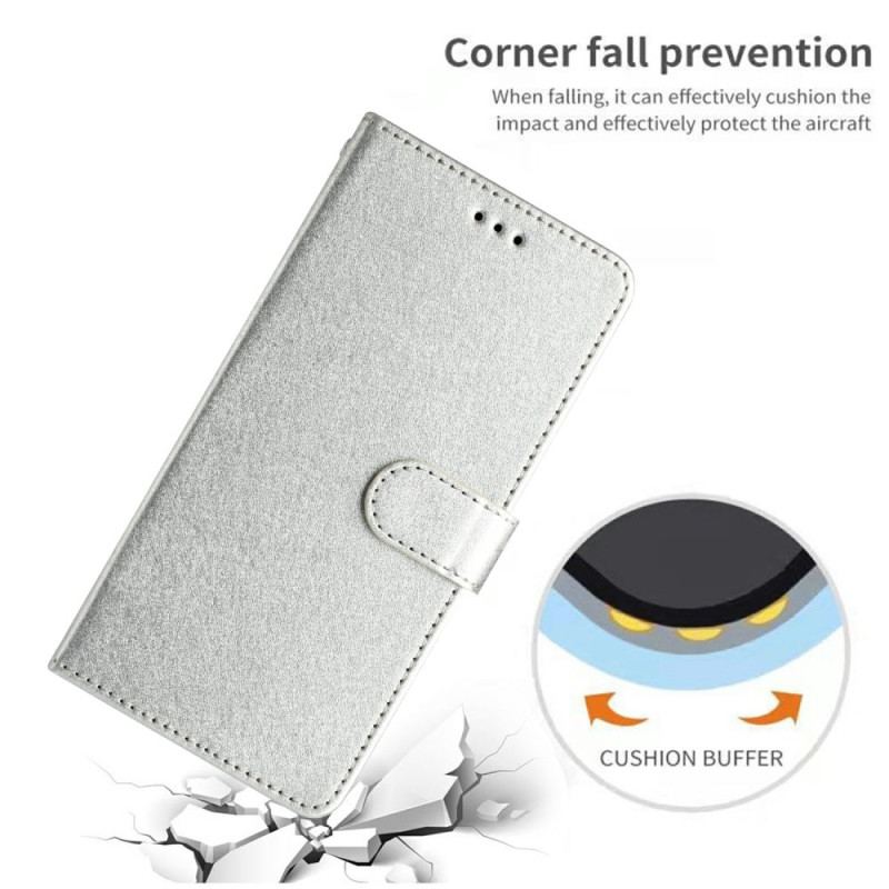 Flip Cover Xiaomi 14t Pro Strappy Silke Texture