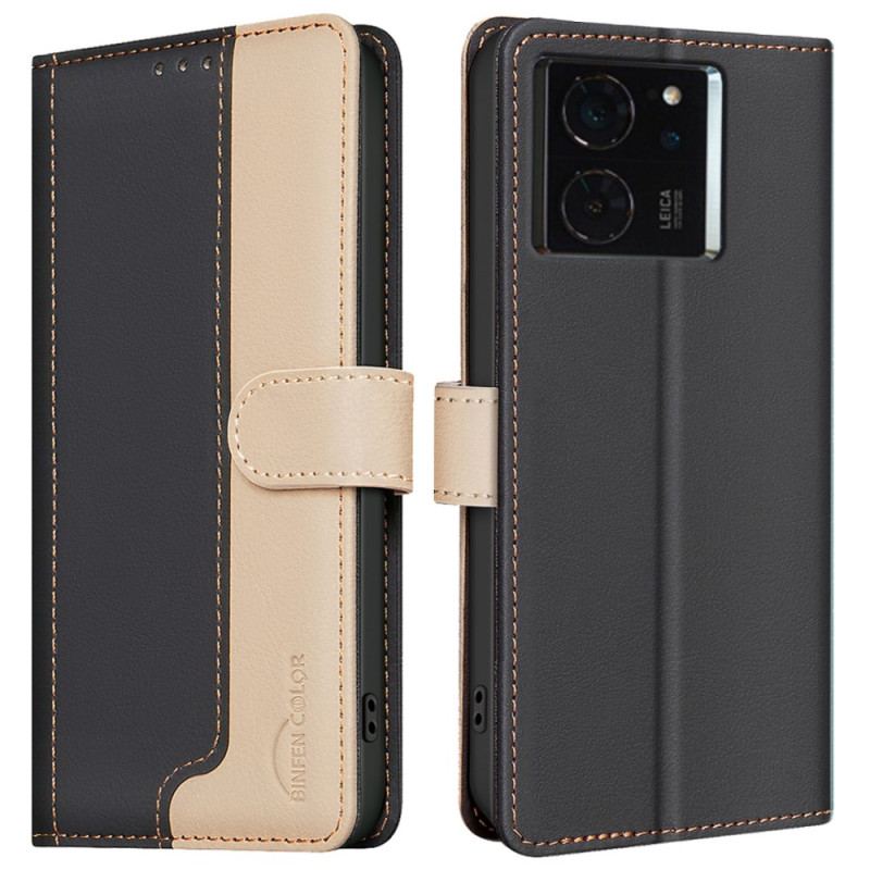 Flip Cover Xiaomi 14t Pro Tofarvet Binfen Farve