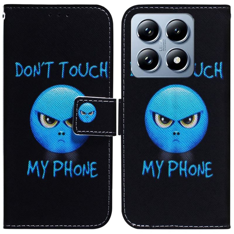 Læder Cover Xiaomi 14t Pro Telefon Etui Telefon Emoji