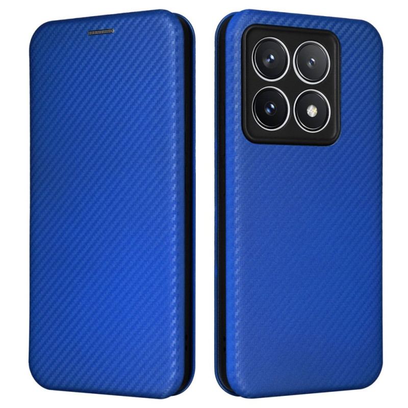 Læder Cover Xiaomi 14t Pro Telefon Etui Kulfiber