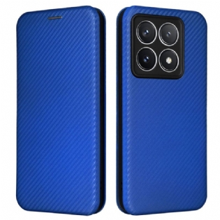 Læder Cover Xiaomi 14t Pro Telefon Etui Kulfiber