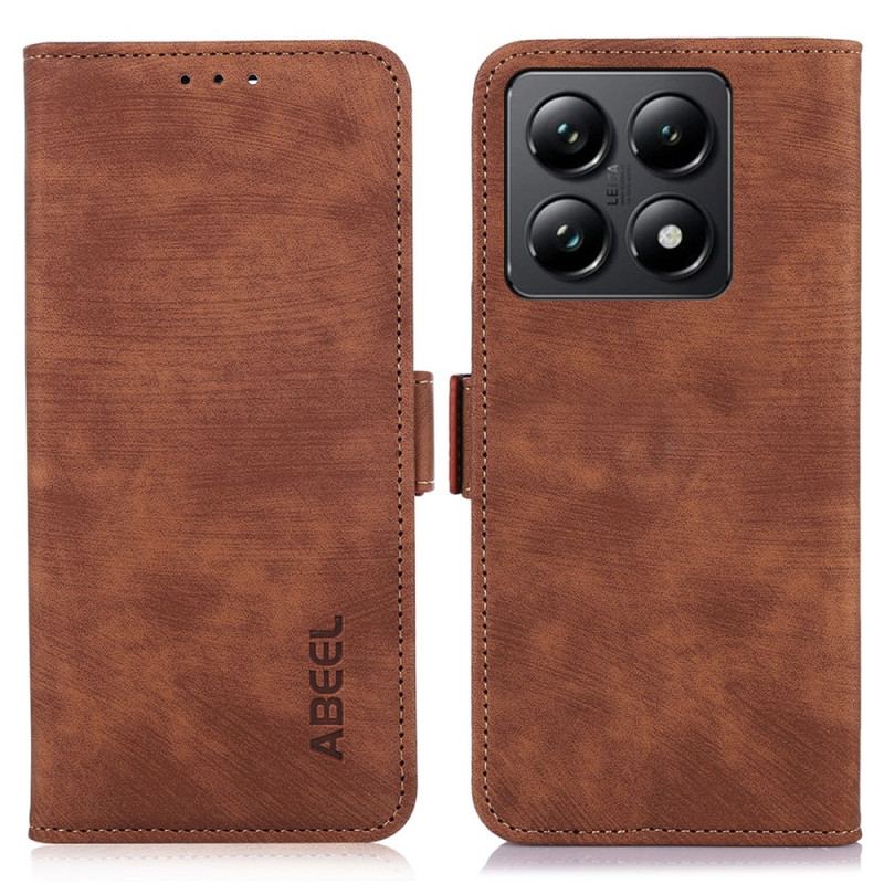 Læder Cover Xiaomi 14t Pro Telefon Etui Retro Style Abeel