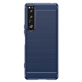 Cover Sony Xperia 1 IV Børstet Kulfiber