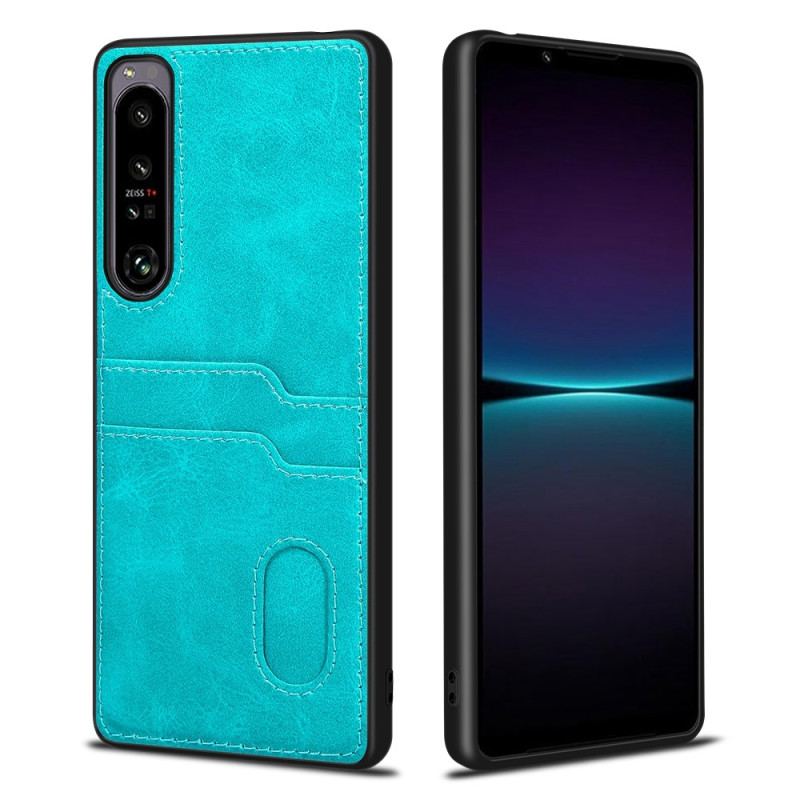 Cover Sony Xperia 1 IV Dobbelt Kortholder