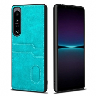 Cover Sony Xperia 1 IV Dobbelt Kortholder