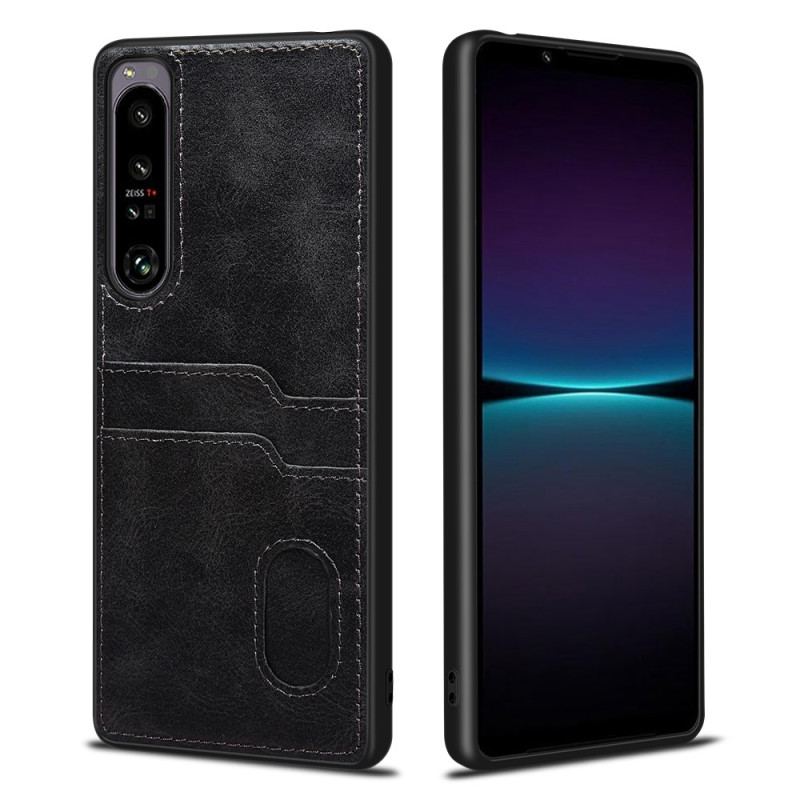 Cover Sony Xperia 1 IV Dobbelt Kortholder