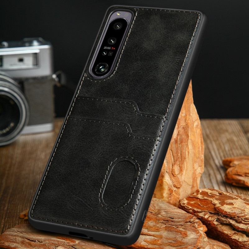 Cover Sony Xperia 1 IV Dobbelt Kortholder