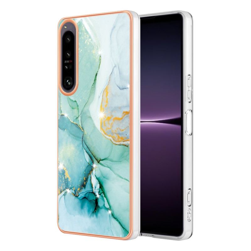 Cover Sony Xperia 1 IV Farvet Marmor