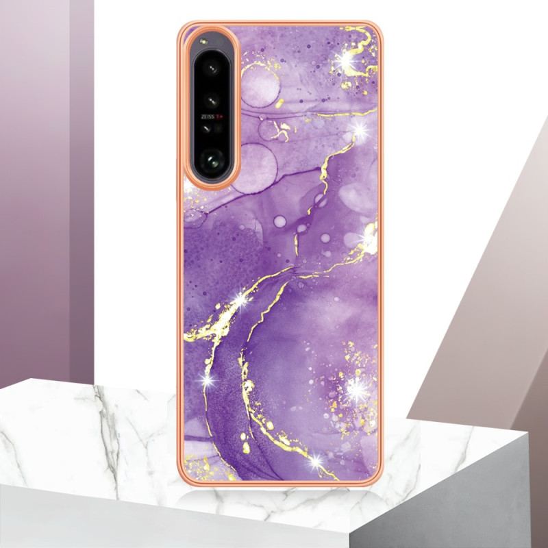 Cover Sony Xperia 1 IV Farvet Marmor