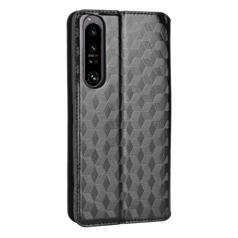 Cover Sony Xperia 1 IV Flip Cover 3d Kuber