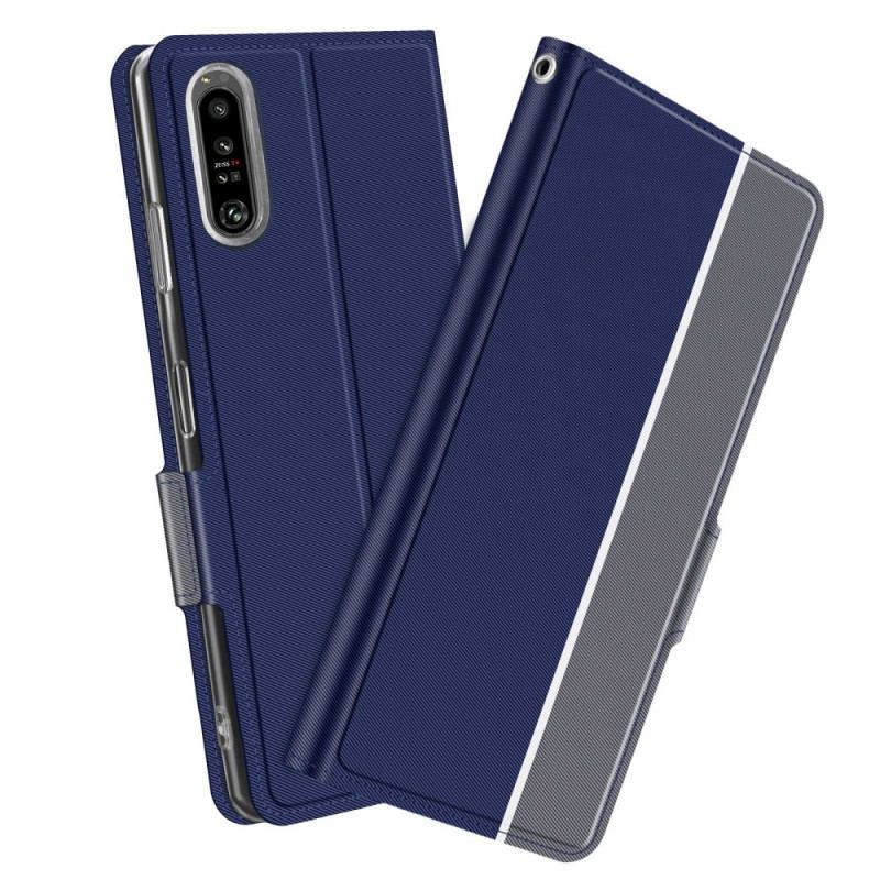 Cover Sony Xperia 1 IV Flip Cover Bicolor Baiyu