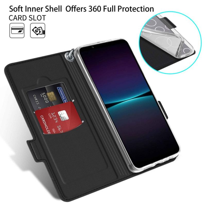 Cover Sony Xperia 1 IV Flip Cover Bicolor Baiyu