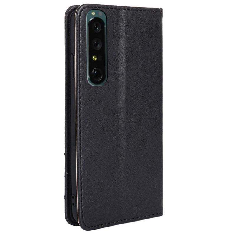 Cover Sony Xperia 1 IV Flip Cover Dekorative Nitter