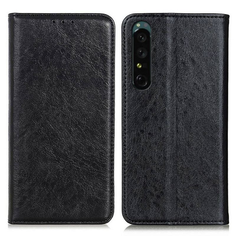 Cover Sony Xperia 1 IV Flip Cover Tekstureret